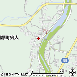 京都府南丹市園部町宍人市場19周辺の地図