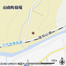 兵庫県丹波市山南町篠場70周辺の地図