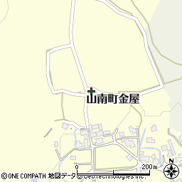 兵庫県丹波市山南町金屋272周辺の地図