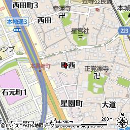愛知県名古屋市南区本星崎町町西435周辺の地図