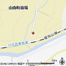 兵庫県丹波市山南町篠場62周辺の地図