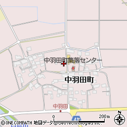 滋賀県東近江市中羽田町383周辺の地図