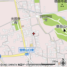 滋賀県東近江市上羽田町2254周辺の地図