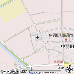 滋賀県東近江市中羽田町411周辺の地図