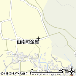 兵庫県丹波市山南町金屋146周辺の地図