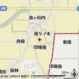京都府南丹市八木町氷所部々ノ木20周辺の地図