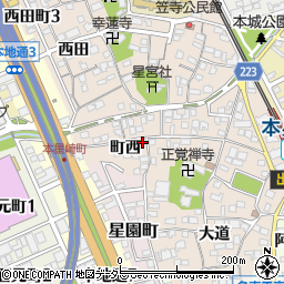 愛知県名古屋市南区本星崎町町西430周辺の地図