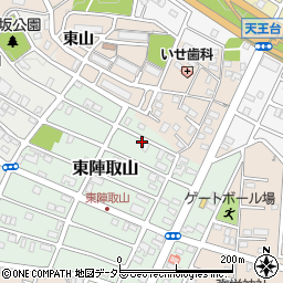 愛知県みよし市東陣取山24周辺の地図