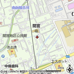 静岡県田方郡函南町間宮804-3周辺の地図