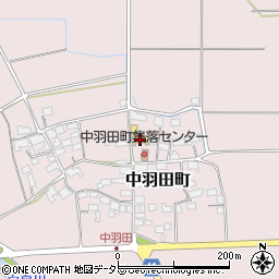 滋賀県東近江市中羽田町379周辺の地図