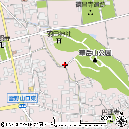 滋賀県東近江市上羽田町668周辺の地図