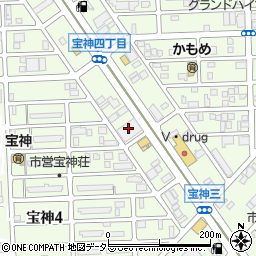スギ薬局　宝神店周辺の地図
