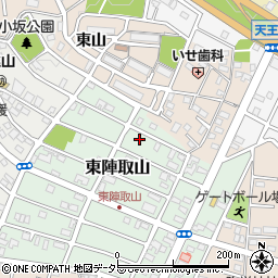愛知県みよし市東陣取山25周辺の地図