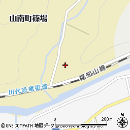 兵庫県丹波市山南町篠場71周辺の地図