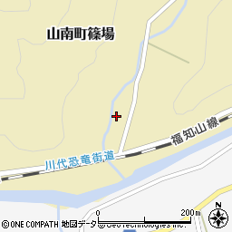 兵庫県丹波市山南町篠場52周辺の地図