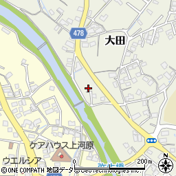 岡山県津山市大田56周辺の地図