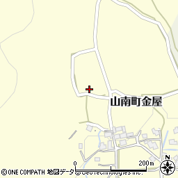 兵庫県丹波市山南町金屋295周辺の地図