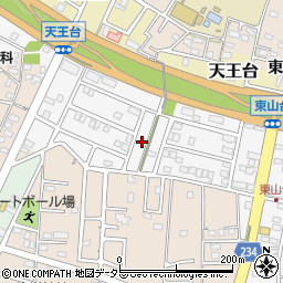 愛知県みよし市東山台15周辺の地図