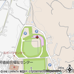 津山スポーツセンター野球場周辺の地図