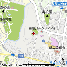 弘法院周辺の地図