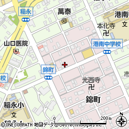 ニシキセンター周辺の地図