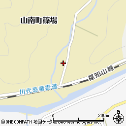 兵庫県丹波市山南町篠場56周辺の地図