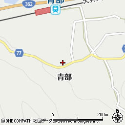 静岡県川根本町（榛原郡）青部周辺の地図