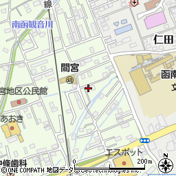 静岡県田方郡函南町間宮804-10周辺の地図