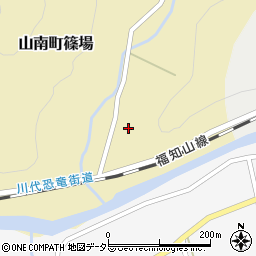 兵庫県丹波市山南町篠場74周辺の地図