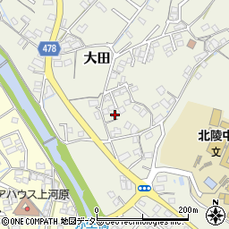 岡山県津山市大田215周辺の地図