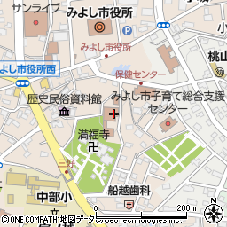 愛知県みよし市三好町（陣取山）周辺の地図