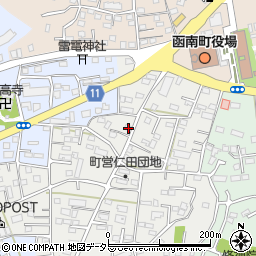 静岡県田方郡函南町仁田769-2周辺の地図
