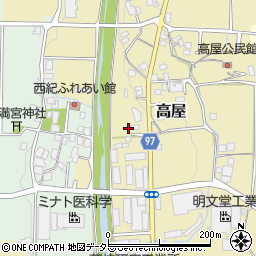 兵庫県丹波篠山市高屋253周辺の地図