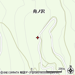 愛知県北設楽郡東栄町西薗目若竹周辺の地図
