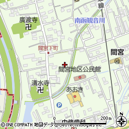 静岡県田方郡函南町間宮164-2周辺の地図