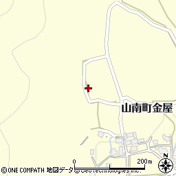 兵庫県丹波市山南町金屋313-1周辺の地図
