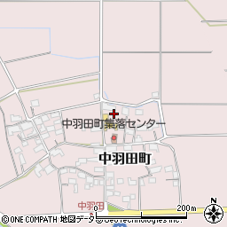 滋賀県東近江市中羽田町377周辺の地図