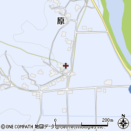 岡山県苫田郡鏡野町原350周辺の地図