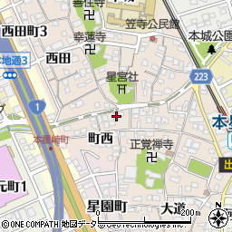 愛知県名古屋市南区本星崎町町西450周辺の地図
