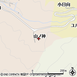 愛知県豊田市下佐切町（山ノ神）周辺の地図