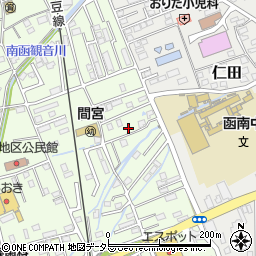 静岡県田方郡函南町間宮869-3周辺の地図