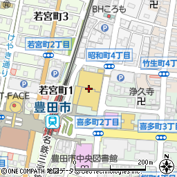 岡崎信用金庫豊田支店周辺の地図