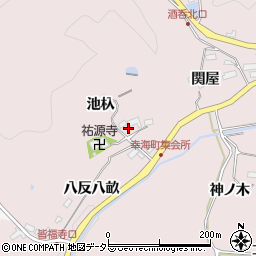 愛知県豊田市幸海町池杁5周辺の地図