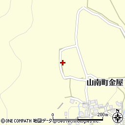 兵庫県丹波市山南町金屋305周辺の地図