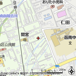 静岡県田方郡函南町間宮869周辺の地図