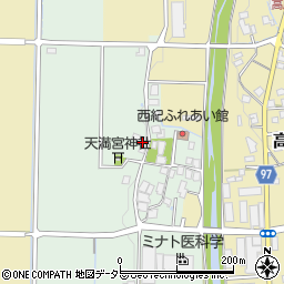 兵庫県丹波篠山市川西周辺の地図