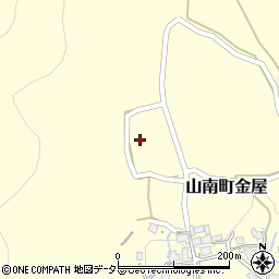 兵庫県丹波市山南町金屋304周辺の地図