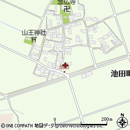池田町集落センター周辺の地図