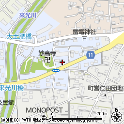 石舟庵函南店周辺の地図