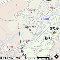 静岡県熱海市小嵐町4周辺の地図